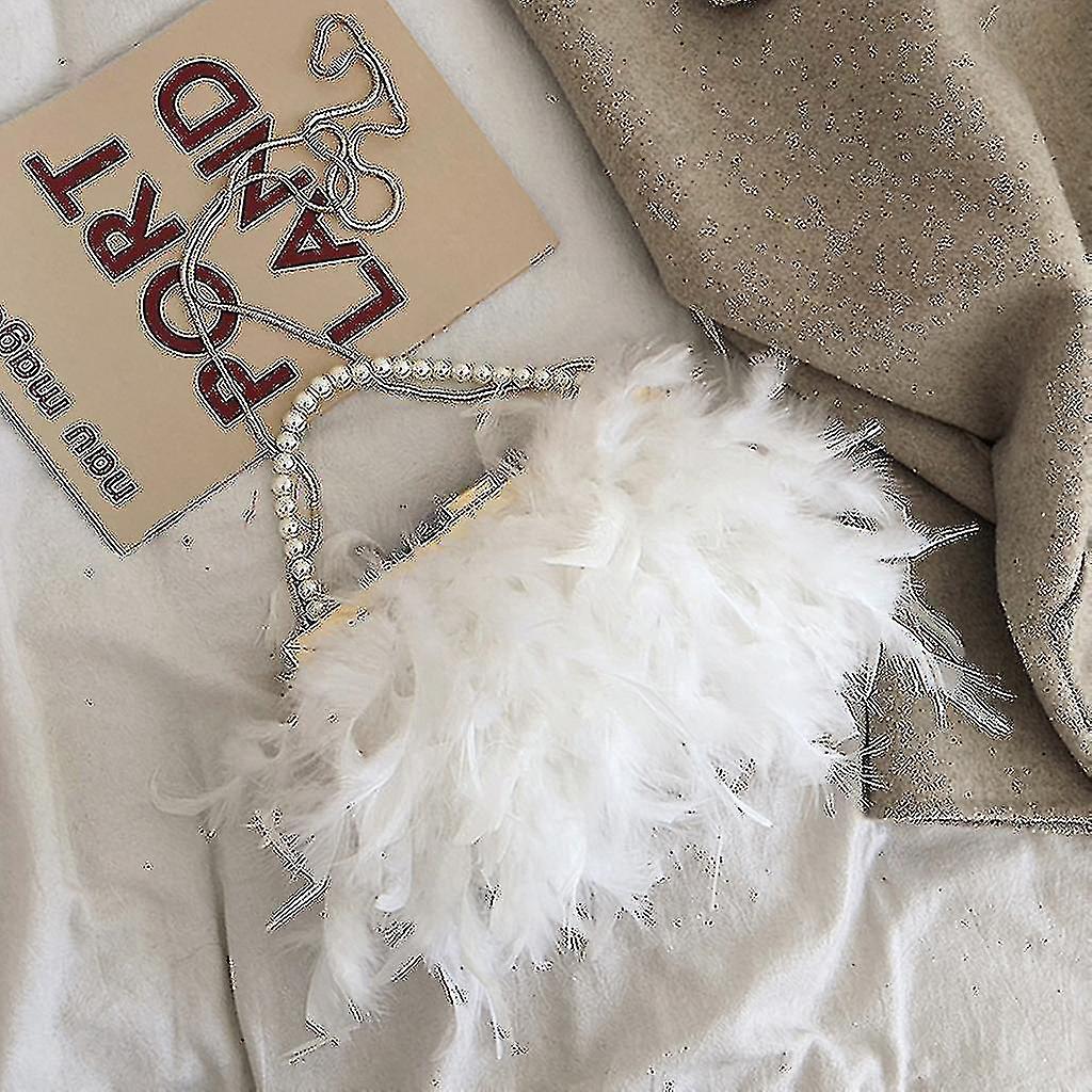  Feather Satin Kids Crossbody