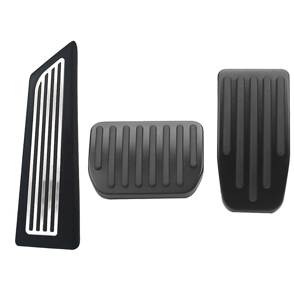 Car Foot Pedal Pads Covers For Tesla Model 3 Y Stainless Steel Accelerator Brake Rest Pedals Auto Rest Footrest Foot Pedals