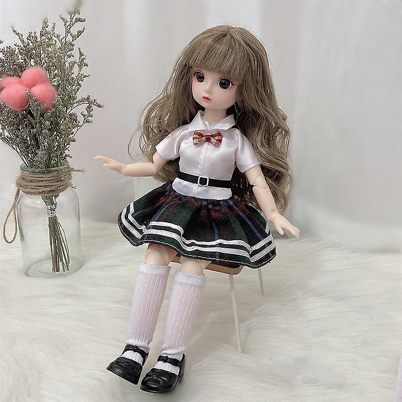 Poupée BJD 30 Cm SISON BENNE, Avec Robe, Chaussures Et Maquillage, 1/6