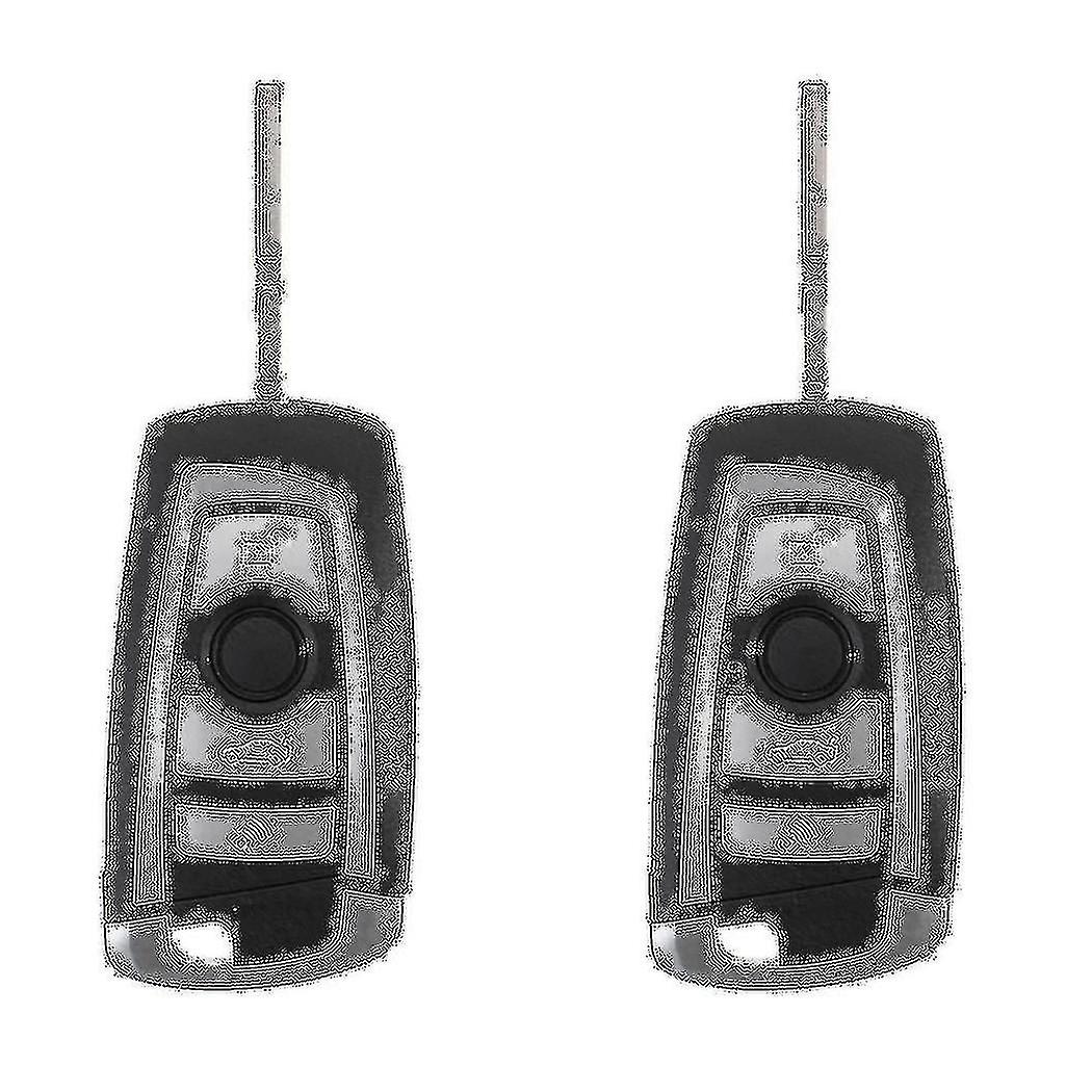 2x 4 Buttons 433mhz Modified Floding Remote Key Without 7935aa Id44 Chip For - E38 E39 E46 Control
