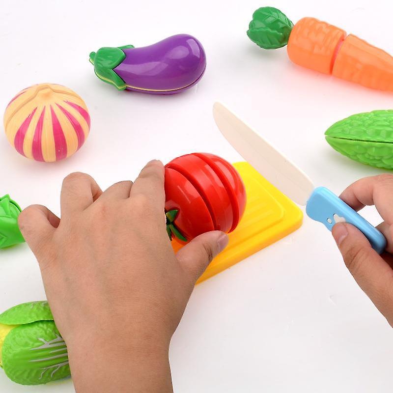 20pcs/set Kitchen Food Toys Fruits Vegetables Cutting Toy Reusable