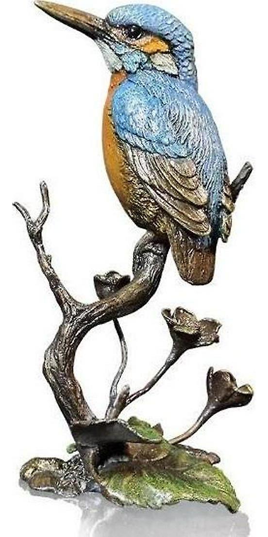 Kingfisher With Meadow Marsh Sculptures & Statues