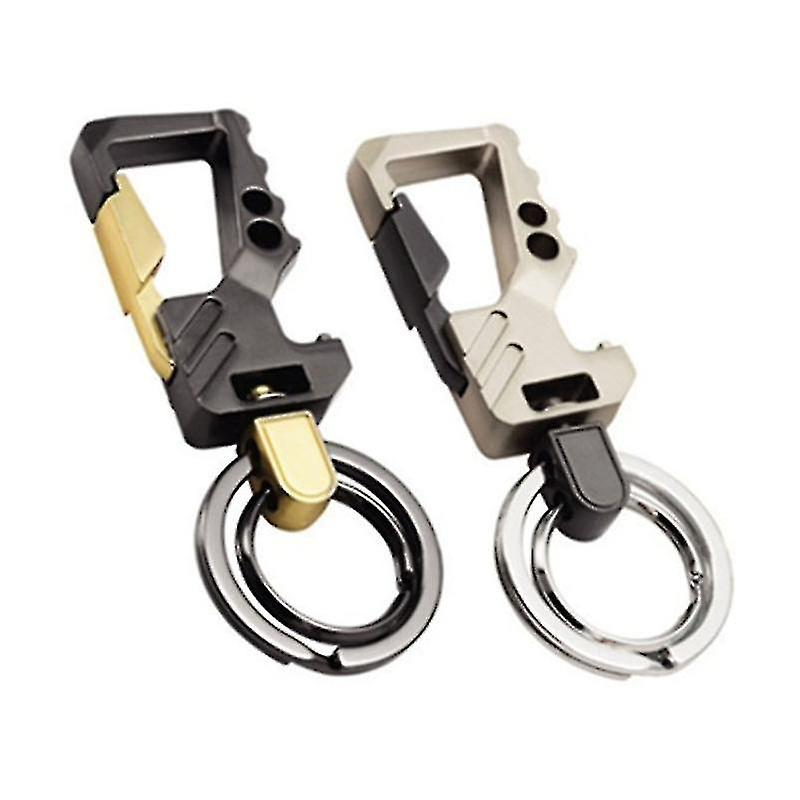 2 Pack Key Chain With Bottle Opener Key Organizer Holder For Keychain Alloy