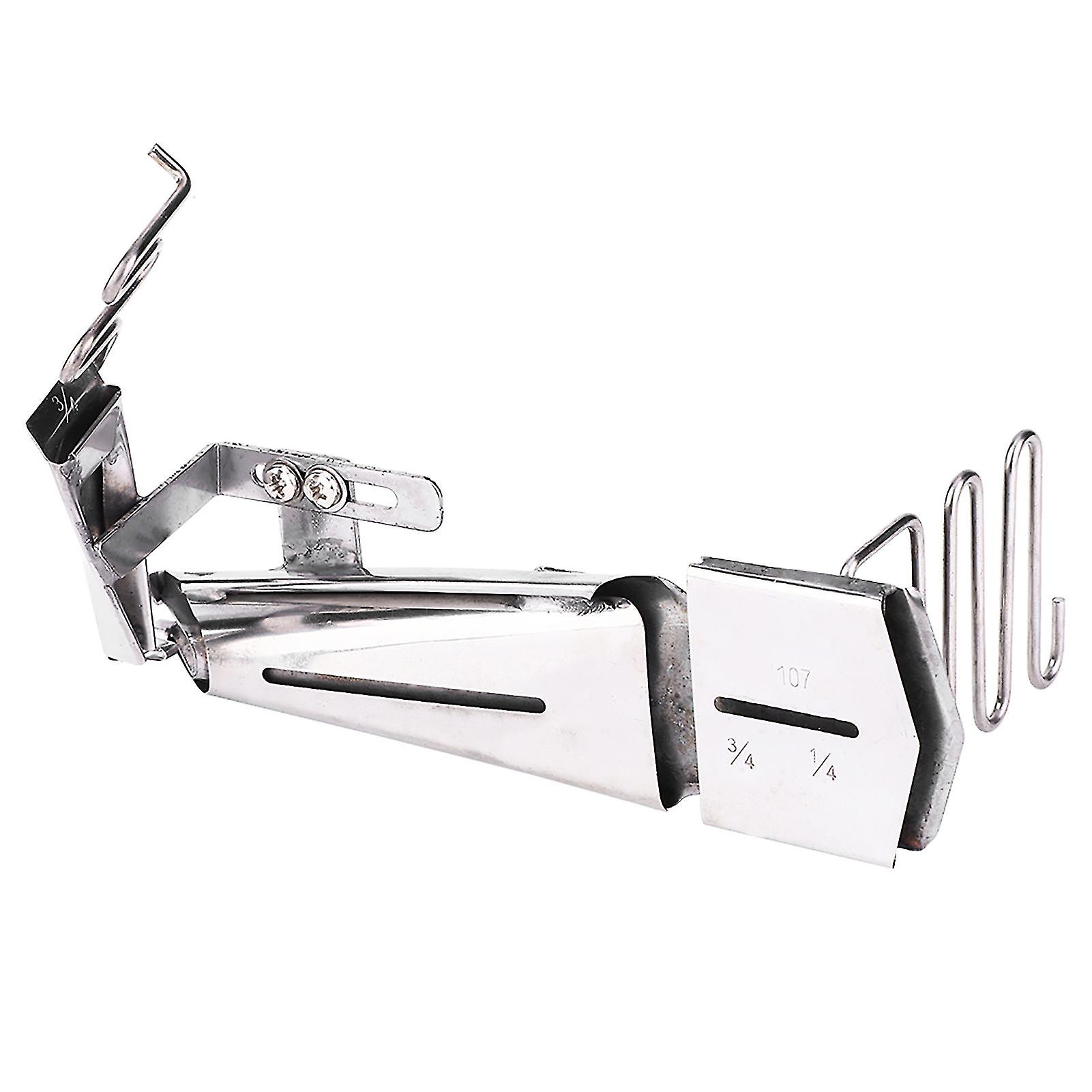 Sewing Machine Right Angle Folder Adjustable Binder for 2/3 Needle Cover Stitch Sewing Machine1/4