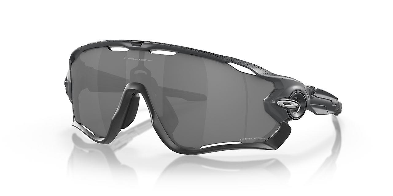 Oakley Jawbreaker Sunglasses Hi Res Matte Carbon Prizm Black Lens Black Goggles