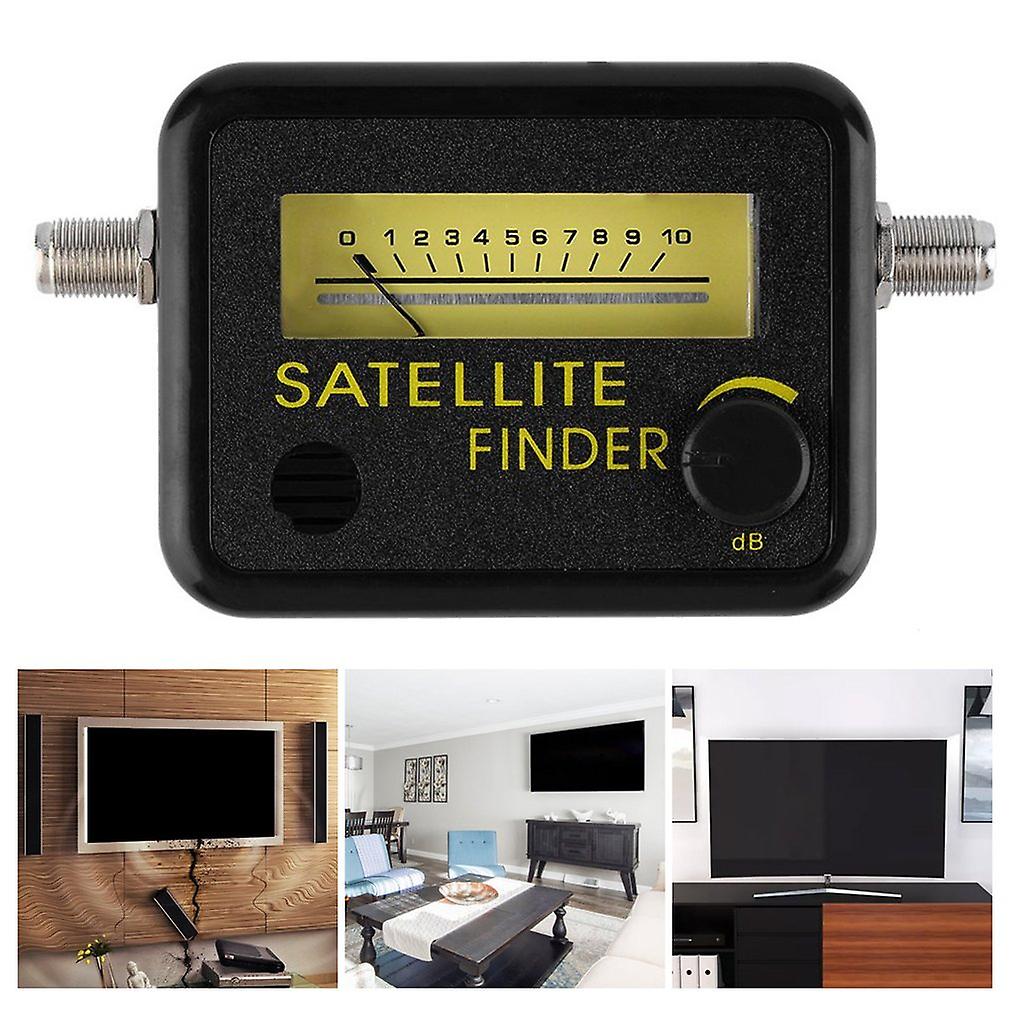 Sf-9501 Plastic Digital Satellite Signal Tester Level Meter Finder With Lcd Display 950-2150mhz Black