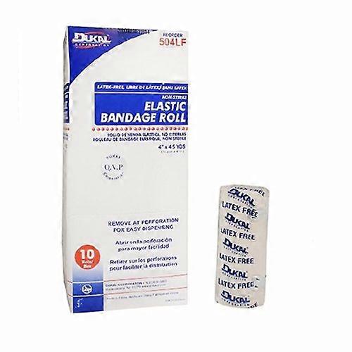 Dukal 弹性绷带 4 英寸 x 4-1/2 码非无菌，1 卷（1 包）
