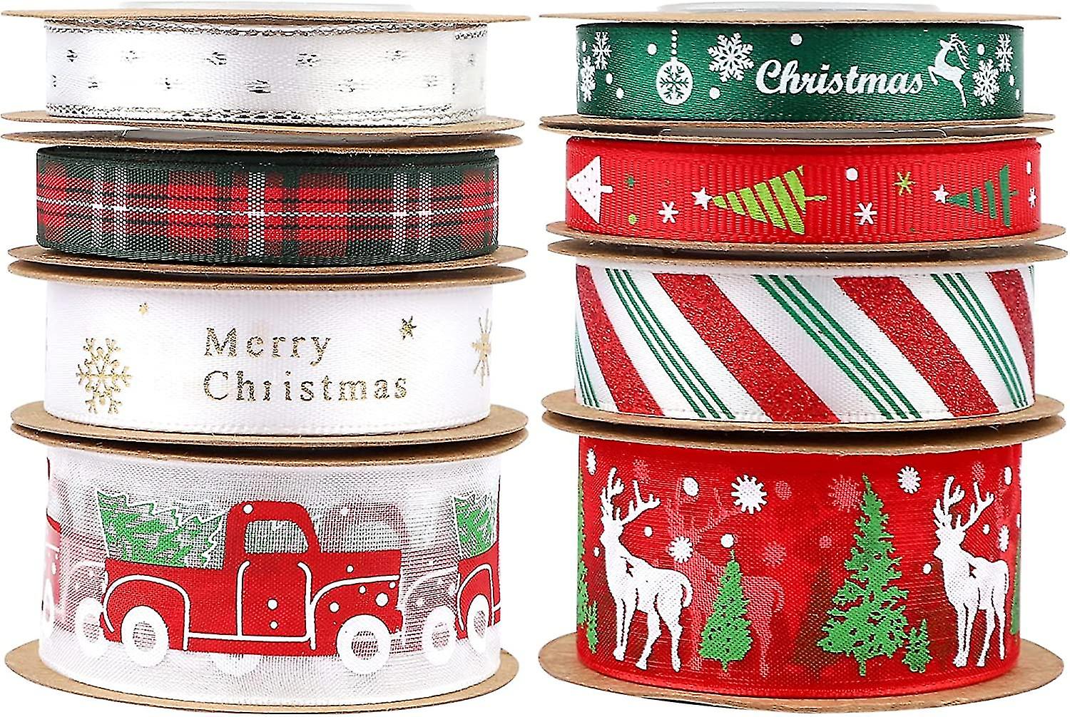Rouleaux de ruban de Noël