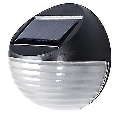 8個の白色光ソーラー2ledウォールライト、ガーデン防水フェンスライトAz9700