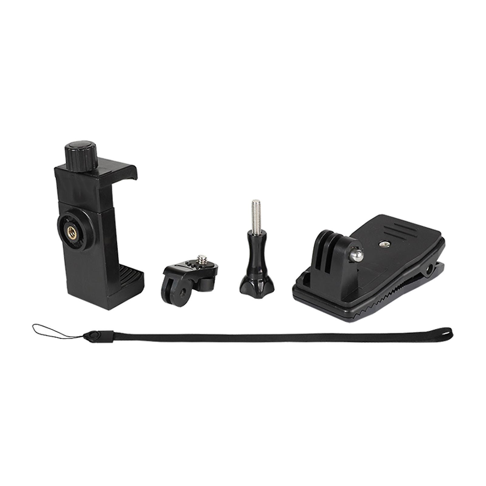 Backpack Shoulder Strap Mount Holder Phone Clamp for Mobile Phones Max 7"