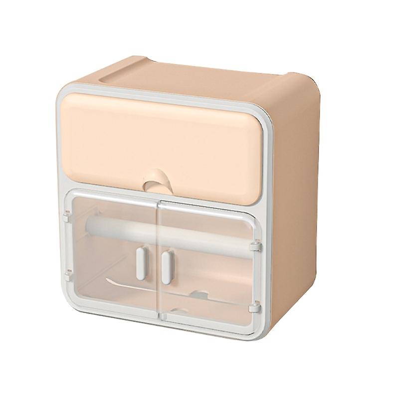 Wall Mounted Tissue Box Hanging Paper Towel Holder Dormitory Wall Window