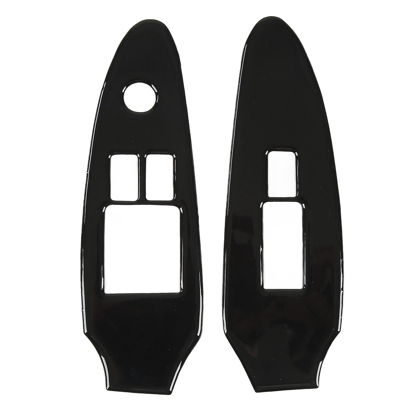 Window Lift Button Trim,2PCS Window Lift Switch Window Lift Button Trim Cover Window Lift Button Panel Frame Expertly Crafted