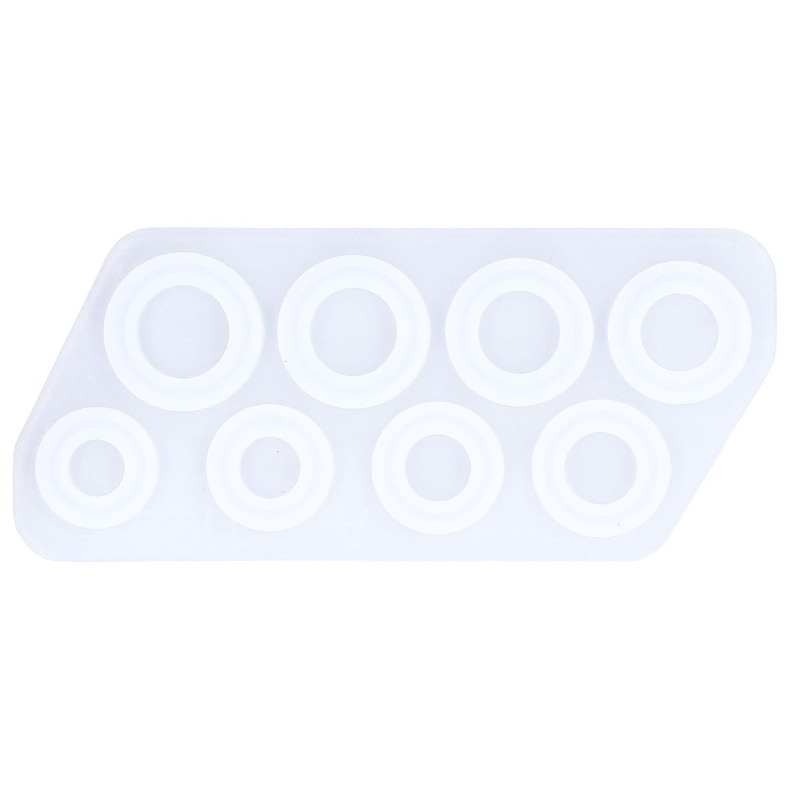 DIY Unique Crystal Epoxy Silicone Mold Transparent Ring Decorative Silicone Mold