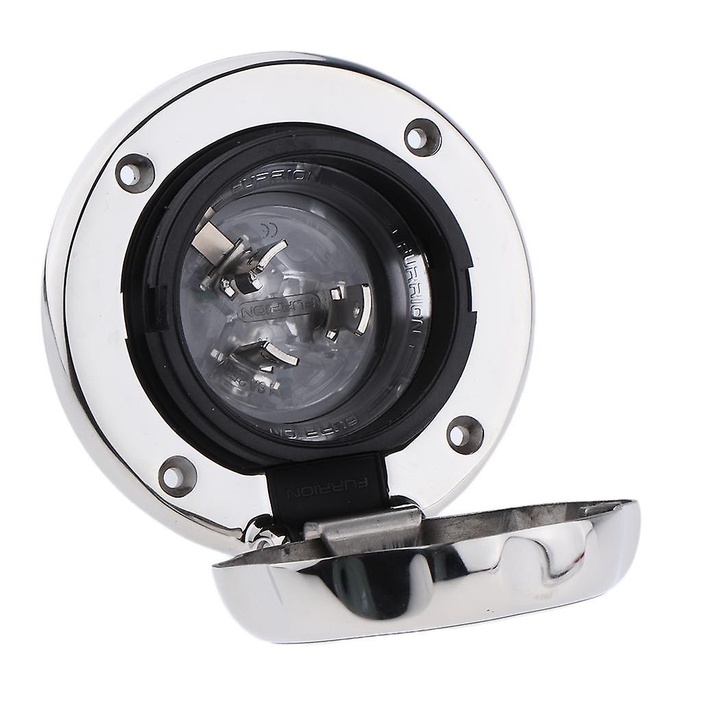 16A 250V Marine Landstrømuttak Mannlig Elektrisk Plugg Rustfritt Stål