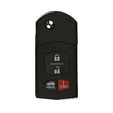 4 Button Remote Key Fob Case For Mazda 3 5 6 MX-5 RX8 2010 2011 2012 2013 2014