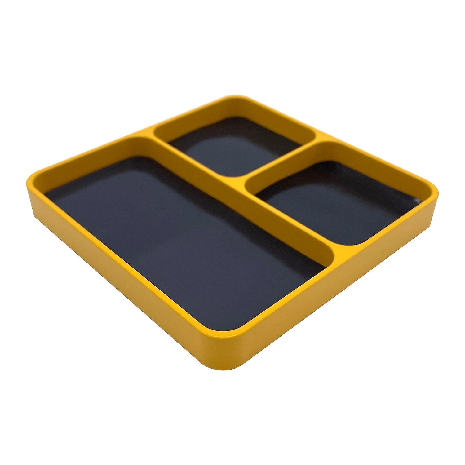 Magnetic Desktop Screws Tools Parts Tray Holder Storage Plate Box Case Organizer for Metal Parts Sc