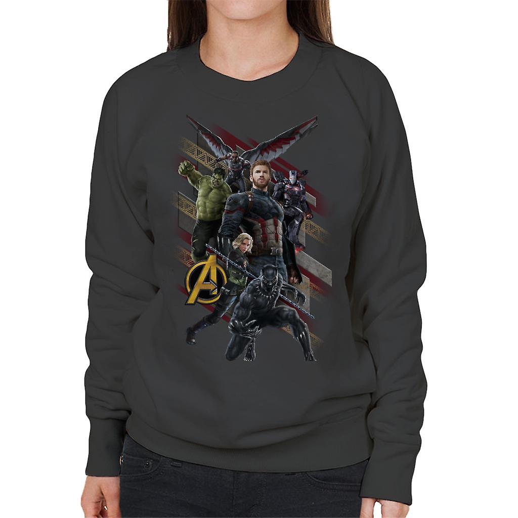 Marvel Avengers Infinity War Wakanda Battle Team Women's Sweatshirt