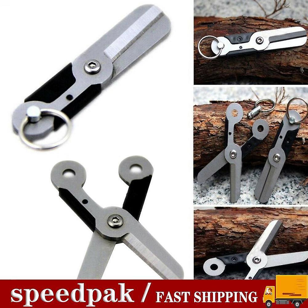 venkovní přežití kapsa ocelová klíčenka klíčenka nůžkový nástroj multi