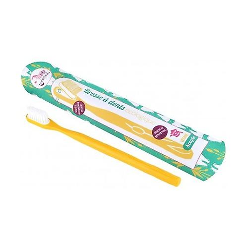 Ecological Rechargeable Soft Yellow Toothbrush 1 unit