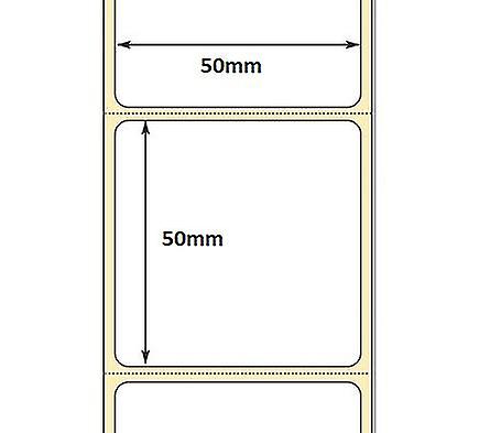 50mm x 50mm Direct Thermal Barcode Labels