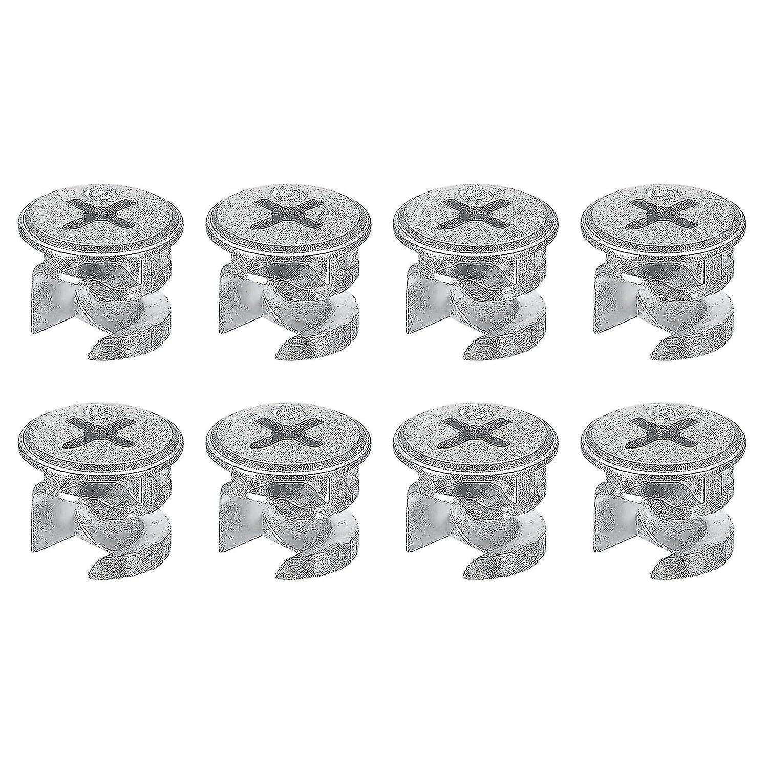 Map Cam Lock Nut For Furniture 8pcs 12x10mm Joint Connector Locking Nuts Furniture Connecting Cam Fittings -QH