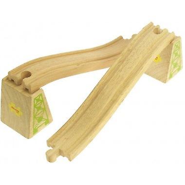 Bigjigs madera tren ascendente y Decender conjunto