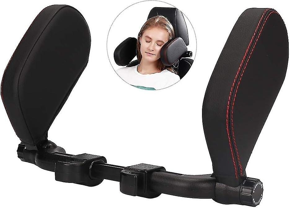 Voiture Oreiller Protection du Cou avec Barre de Glissement Réglable Rotation à 360°Appui-Tête Voitu