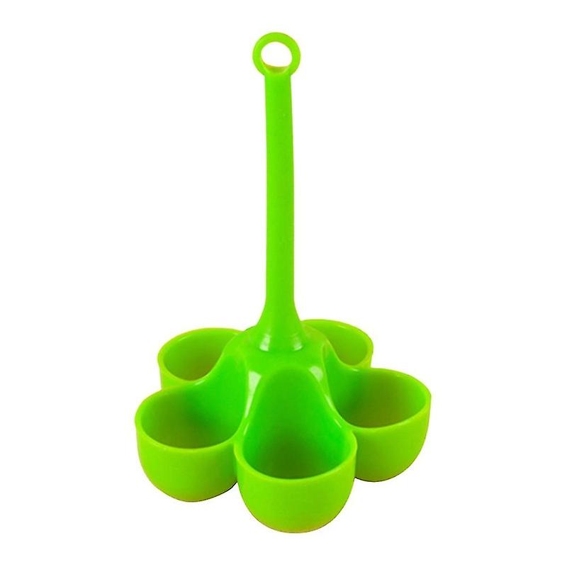 5 Hole Silicone Egg Cooker High Temperature Resistant Steamed Egg Tray Food Grade Complementary Foo