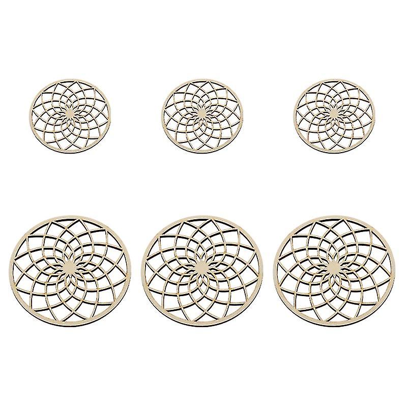 6pcs Wooden Coasters