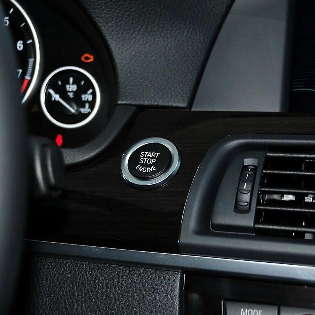 Button Switch Cover Classy Black Start Stop Engine Button Switch Cover For Bmw E70 X6 E71 X1 E84 X3 E83 Upgrade Your Interior