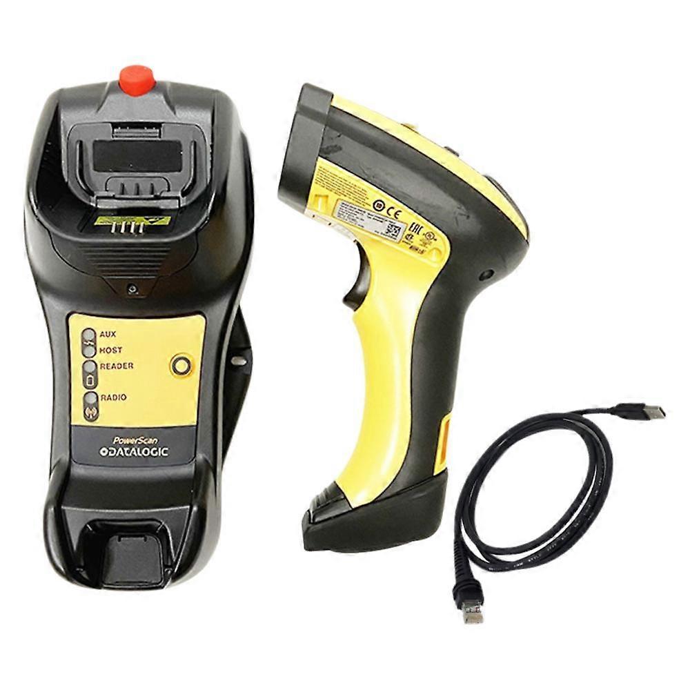 Barcode Scanner 2D Area Imager QR Code Reader with USB Cable and Base PM9501-DHP433RB