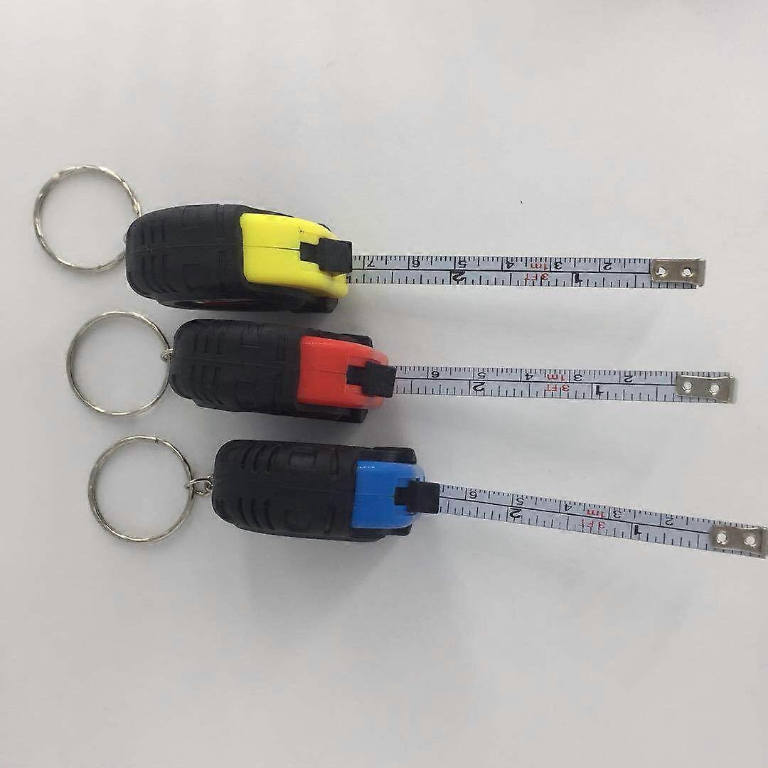 Set of 3pcs ABS Plastic Mini Rolling Tape Measure (1m)