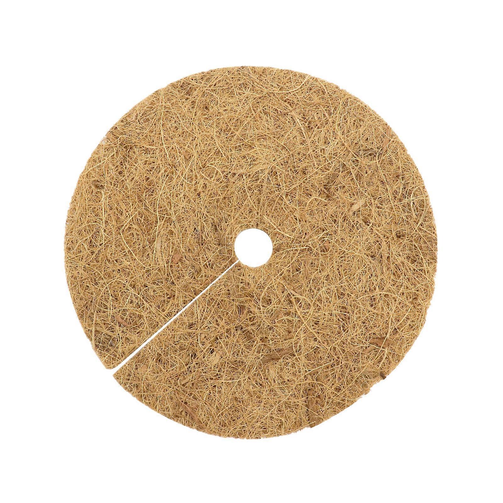 3 Pcs Coconut Fibers Mulch Ring Tree Protector Mat- 11.8'' Plant Cover Mulch Mat Weed Mats Coco Coir Mulch Ring