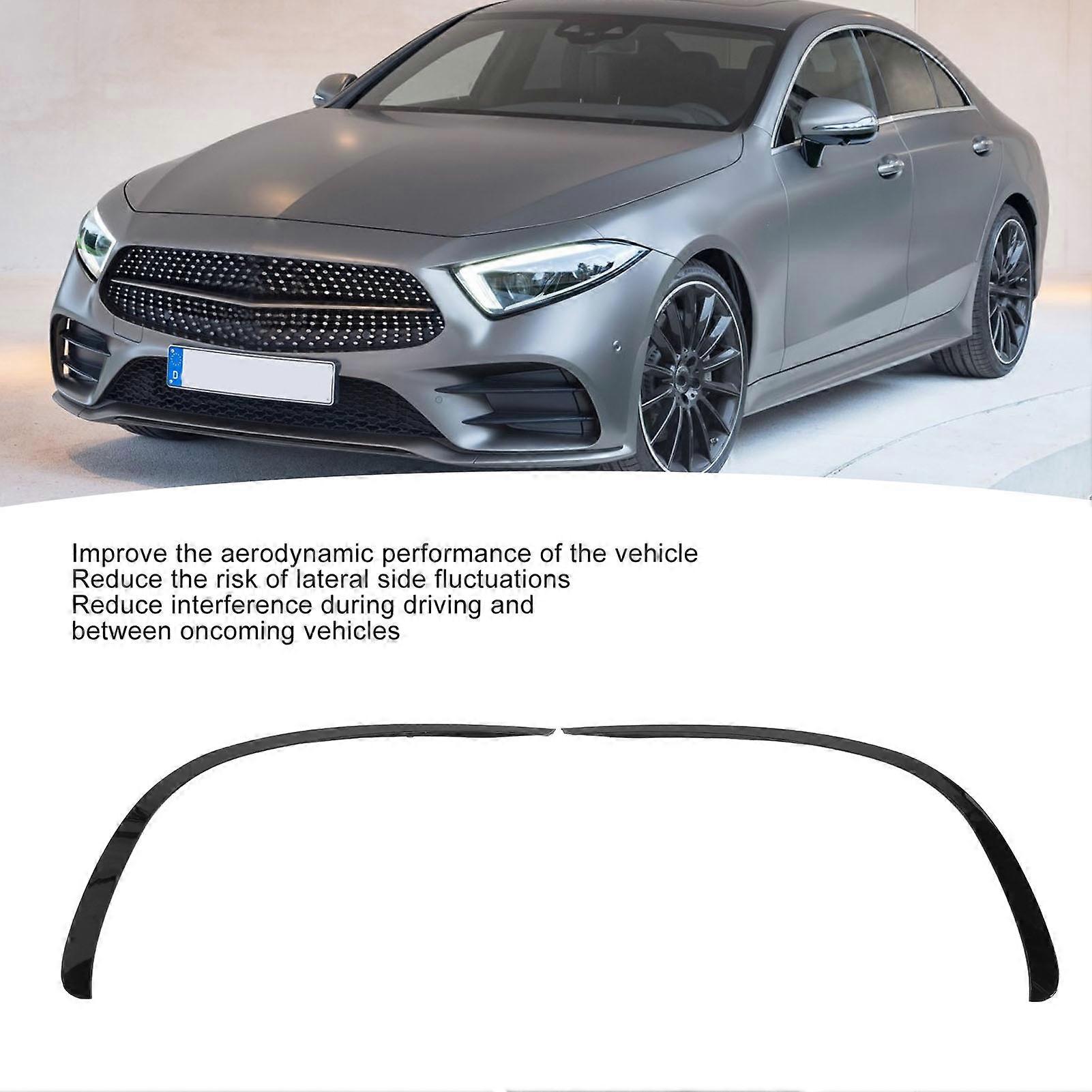 1 Pair Car Front Bumper Lip Lower Spoiler Valance Trim for VW Golf MK7