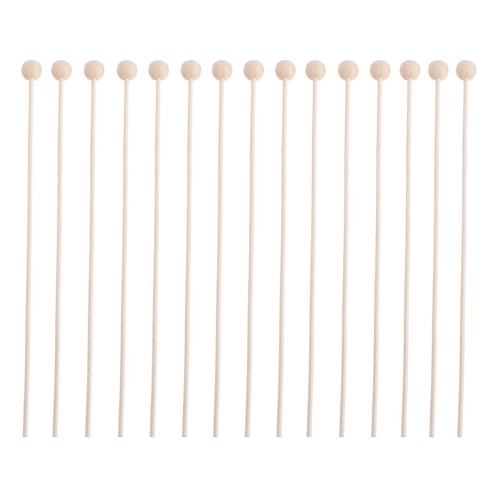 15pcs Aroma Fragrance Diffuser Wood Bead Diffuser Sticks for Home Office Spa