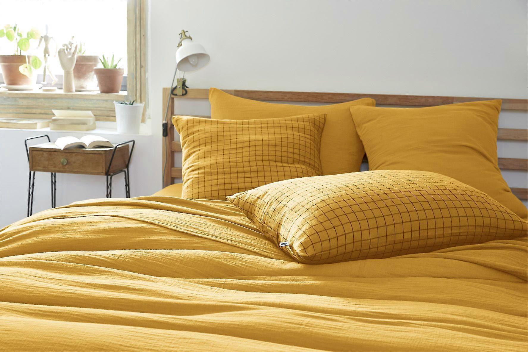 Pillowcase 60 x 60 cm GAÏA MIX Saffron
