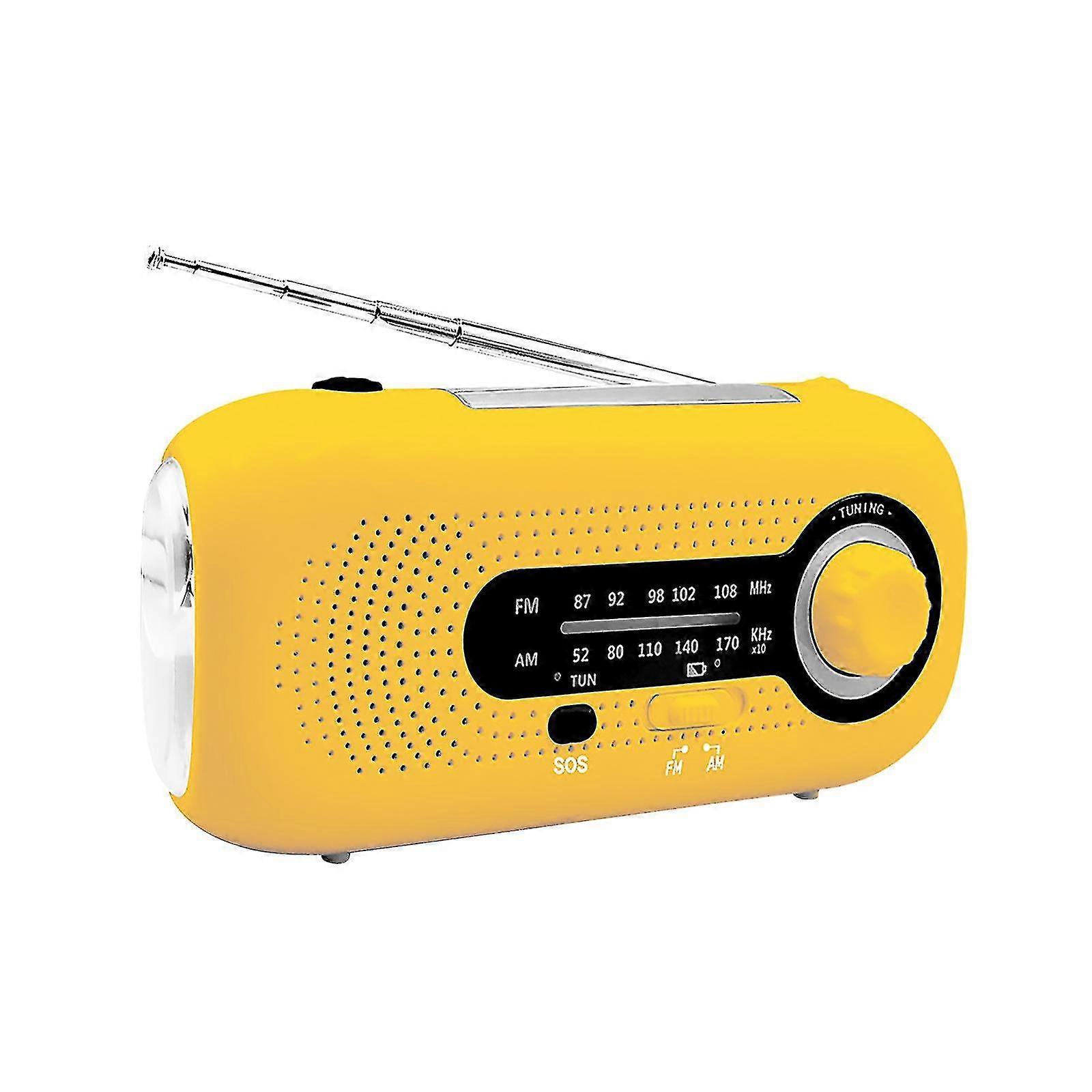 1 Wind Up Solar Radio 1 Usb Cable 1 User Guide Orange
