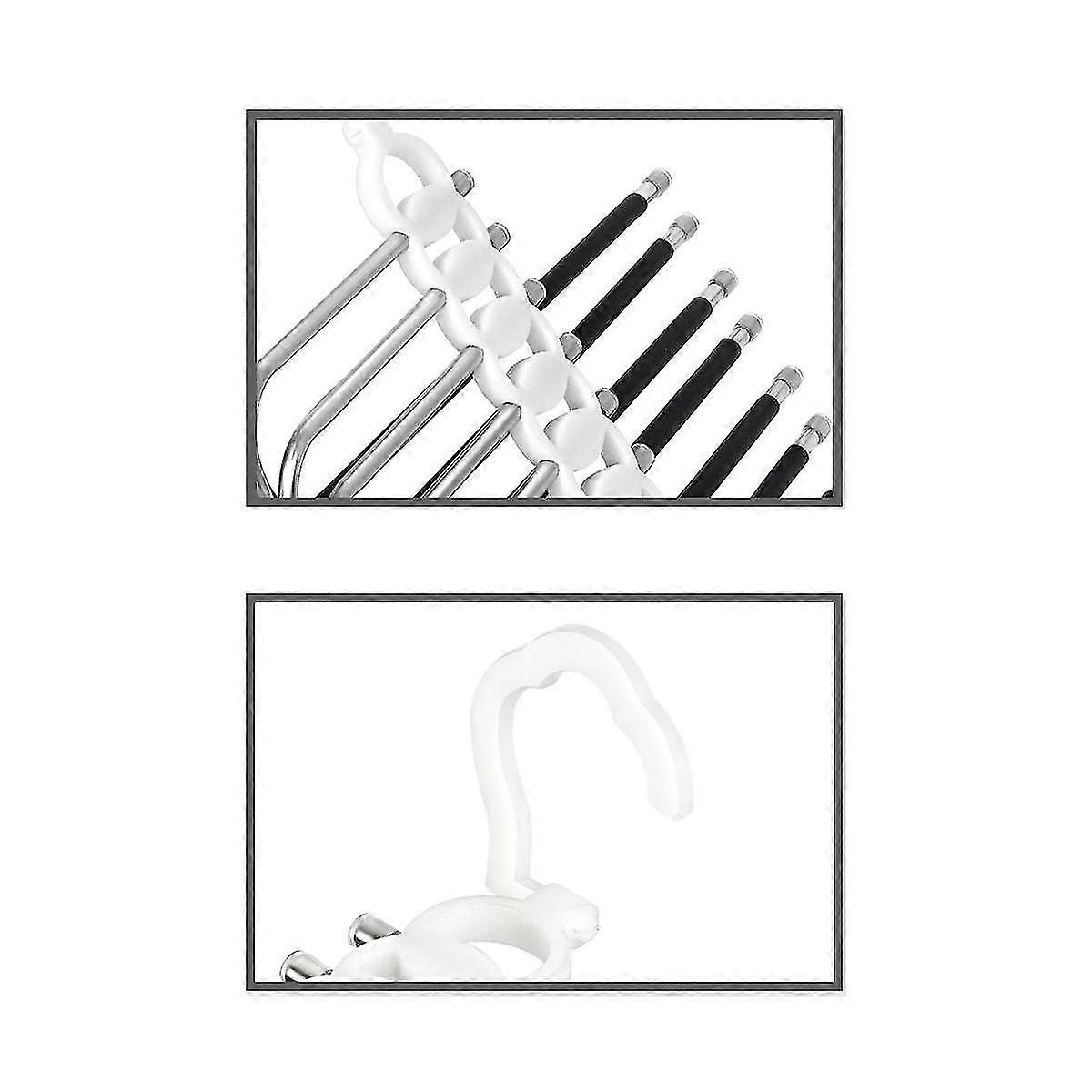 Multifunctional Multi Layer Stainless Steel Pants Rack Hanger Telescopic Folding Pants