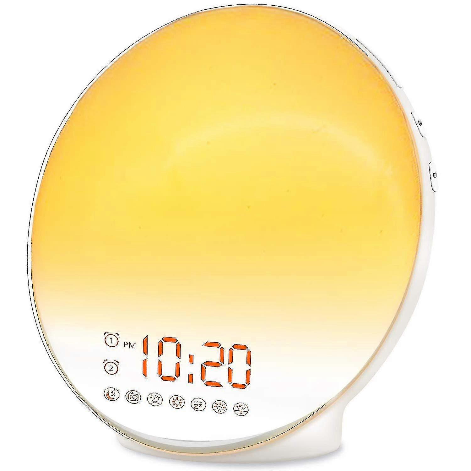 Sunrise Väckarklocka, Lämplig för barn, Tunga sovande, Sovrum, Soluppgång Simulering, Sömnhjälp