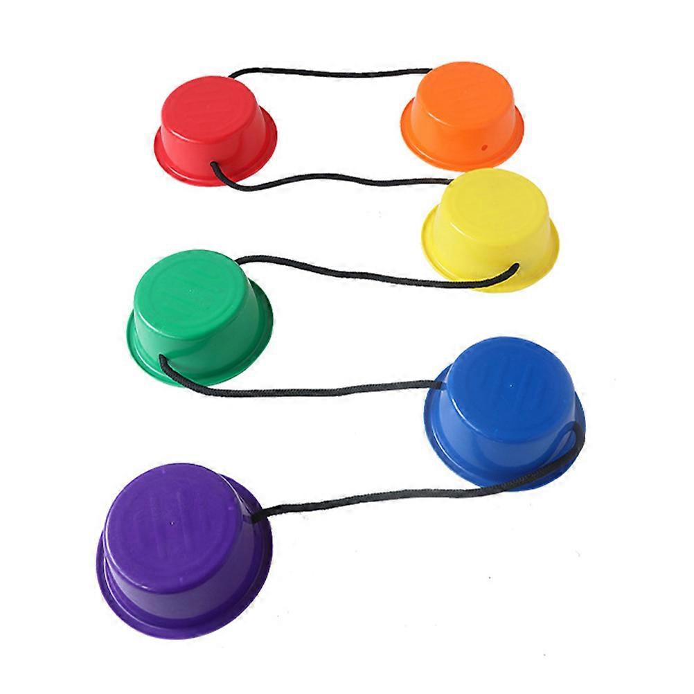 1 Set of Outdoor Plum Pile Toy Children Balance Training Toy Exercise Equipment