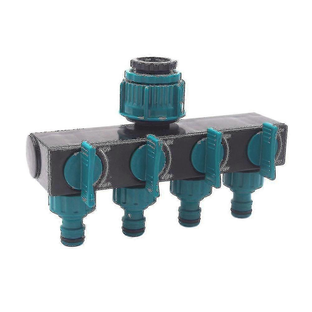 Faucet Splitter European Style Faucet 1-in-4-out Splitter 4 Ways Splitter For Home Garden Watering System