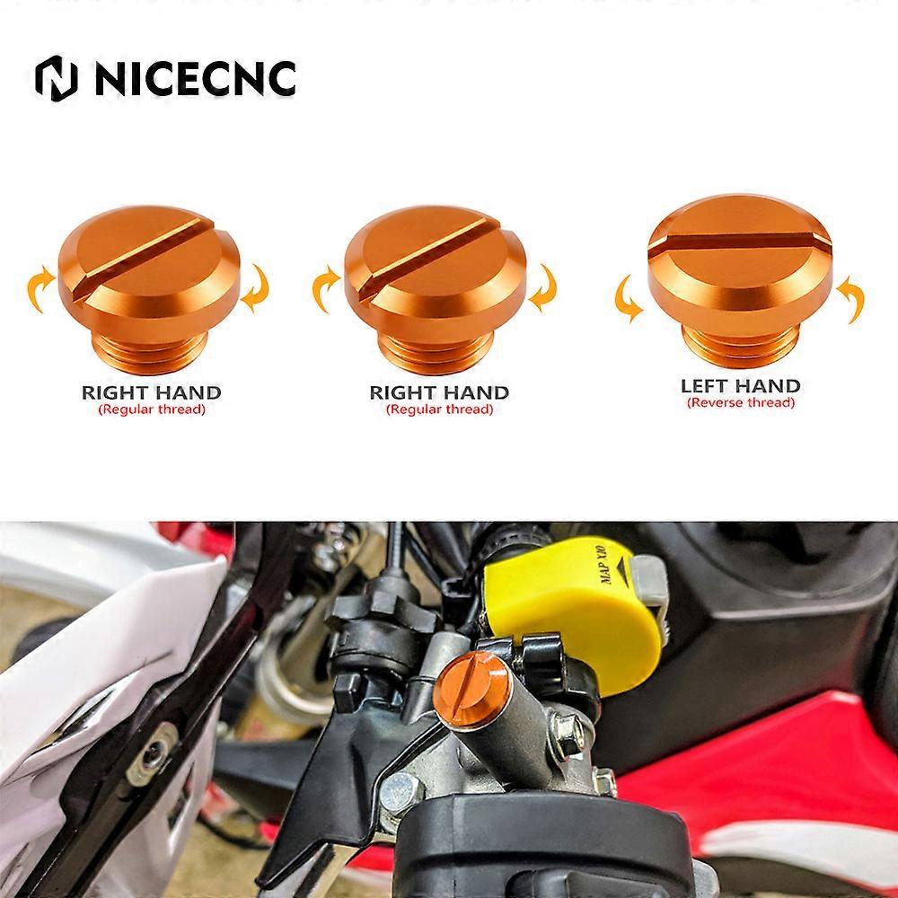 thumbnail image 2 of Orange CNC Aluminum Engine Oil Filler Cap For KTM 1290/1190/1090/1050 Adventure (2013-2024) 2 of 6