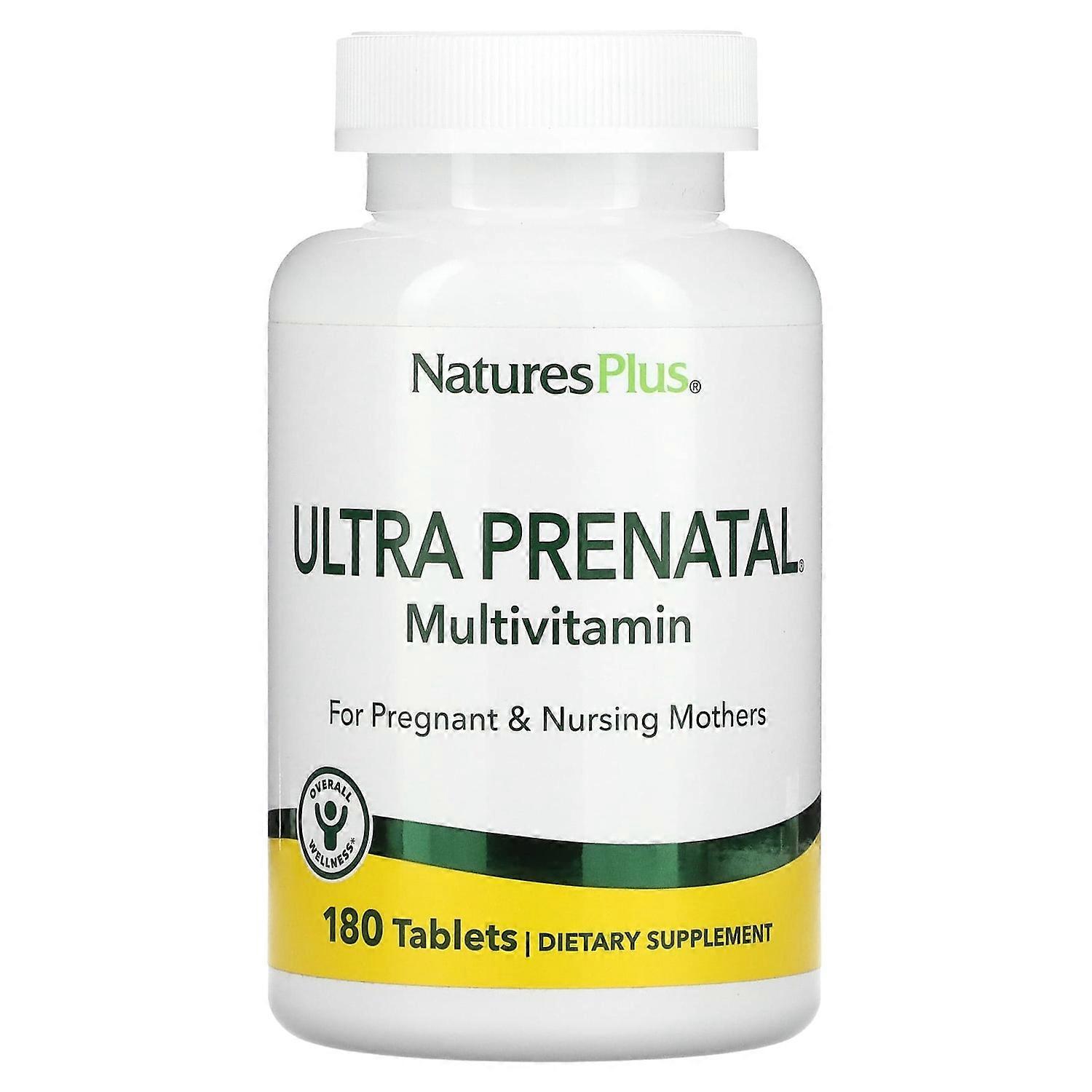 NaturesPlus, Ultra Prenatal Multivitamin, 180 Tablets
