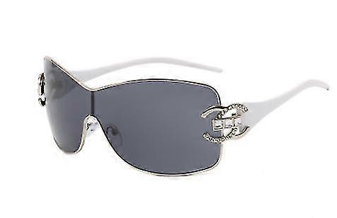 Erkek Ve Kadın Güneş Gözlüğü 2023 Yeni Tasarım Çerçevesiz Tek Parça Güneş Gözlüğü Ins Bayanlar İçin Basit Ve Modaya Uygun Metal Güneş Gözlükleri