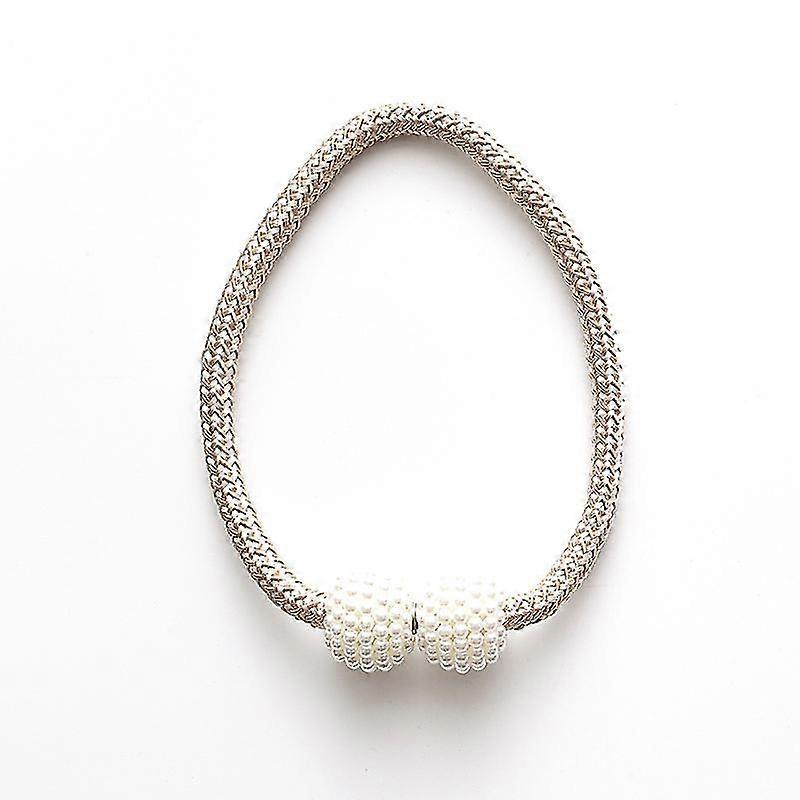 2 Pack Magnetic Curtain Tie Clips Decorative Cord Locks