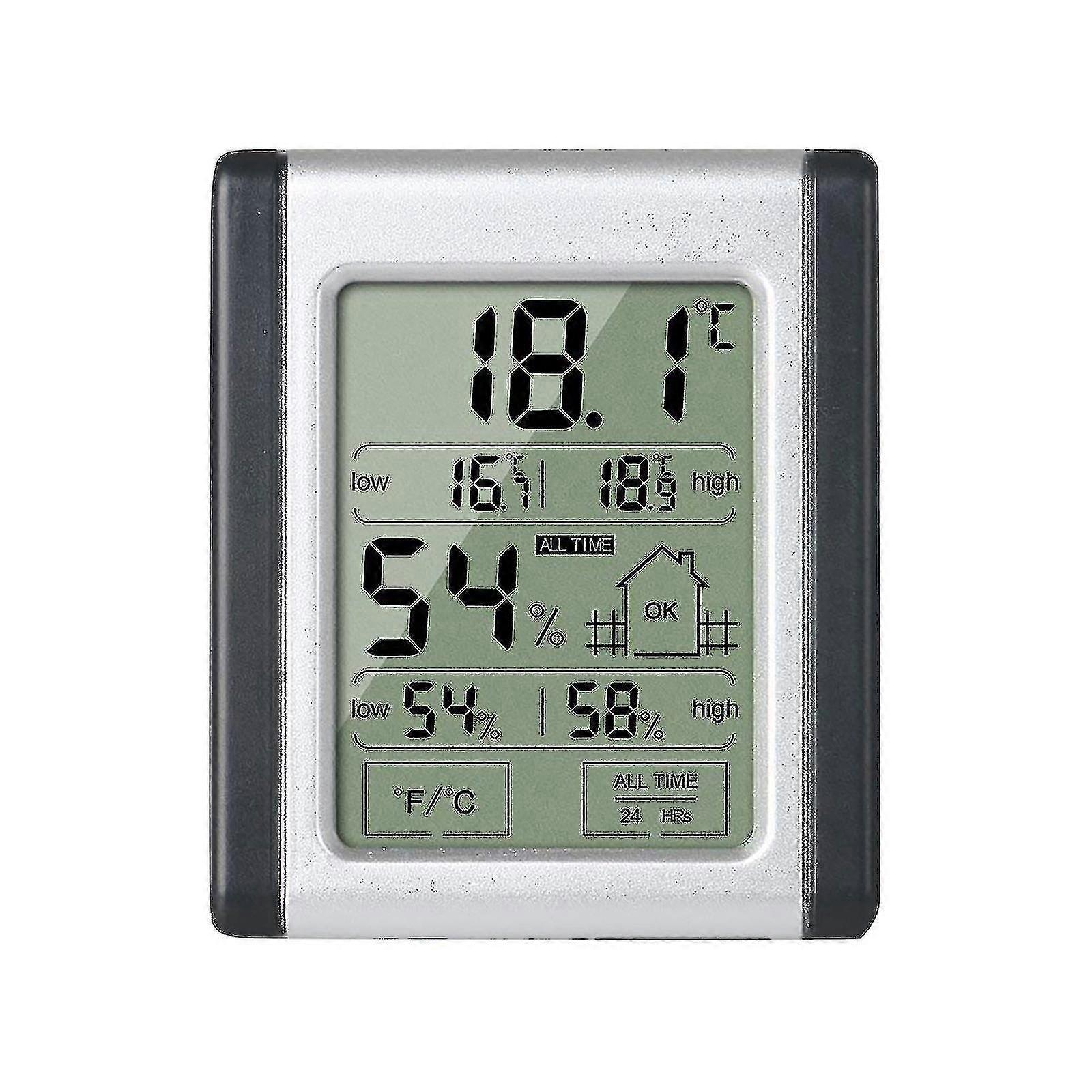 2024 High Precision Mini Indoor Touched Household Temperature And Humidity Meter
