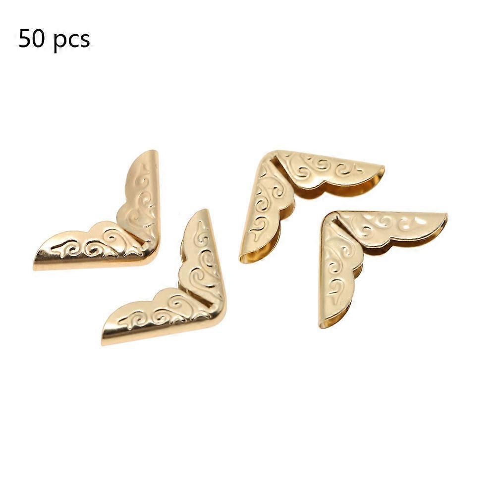 50 قطع كتاب حماة الزاوية ل Scrapebooking خمر ألبوم الصور يوميات أصفر