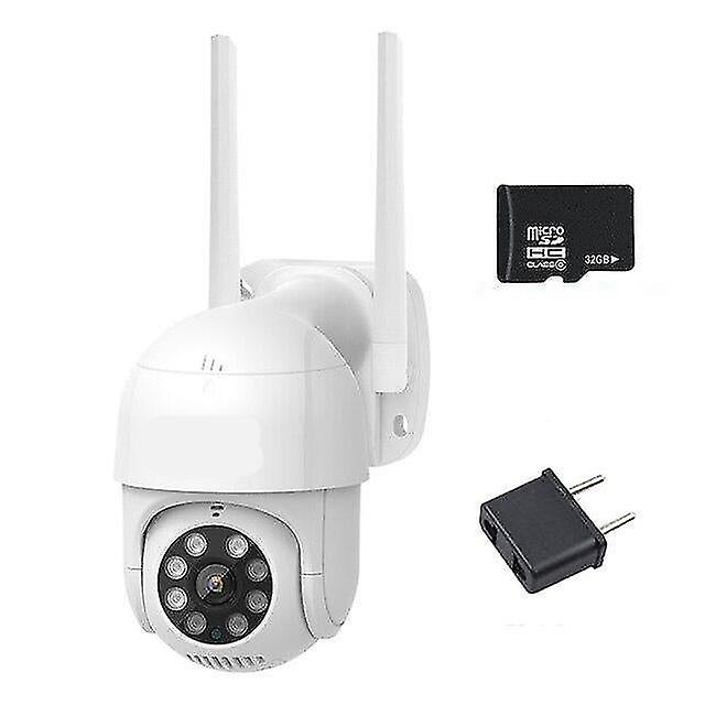 Lens Filters Smart Outdoor Ip Camera With 1080p Ptz Rotate Wifi Webcam