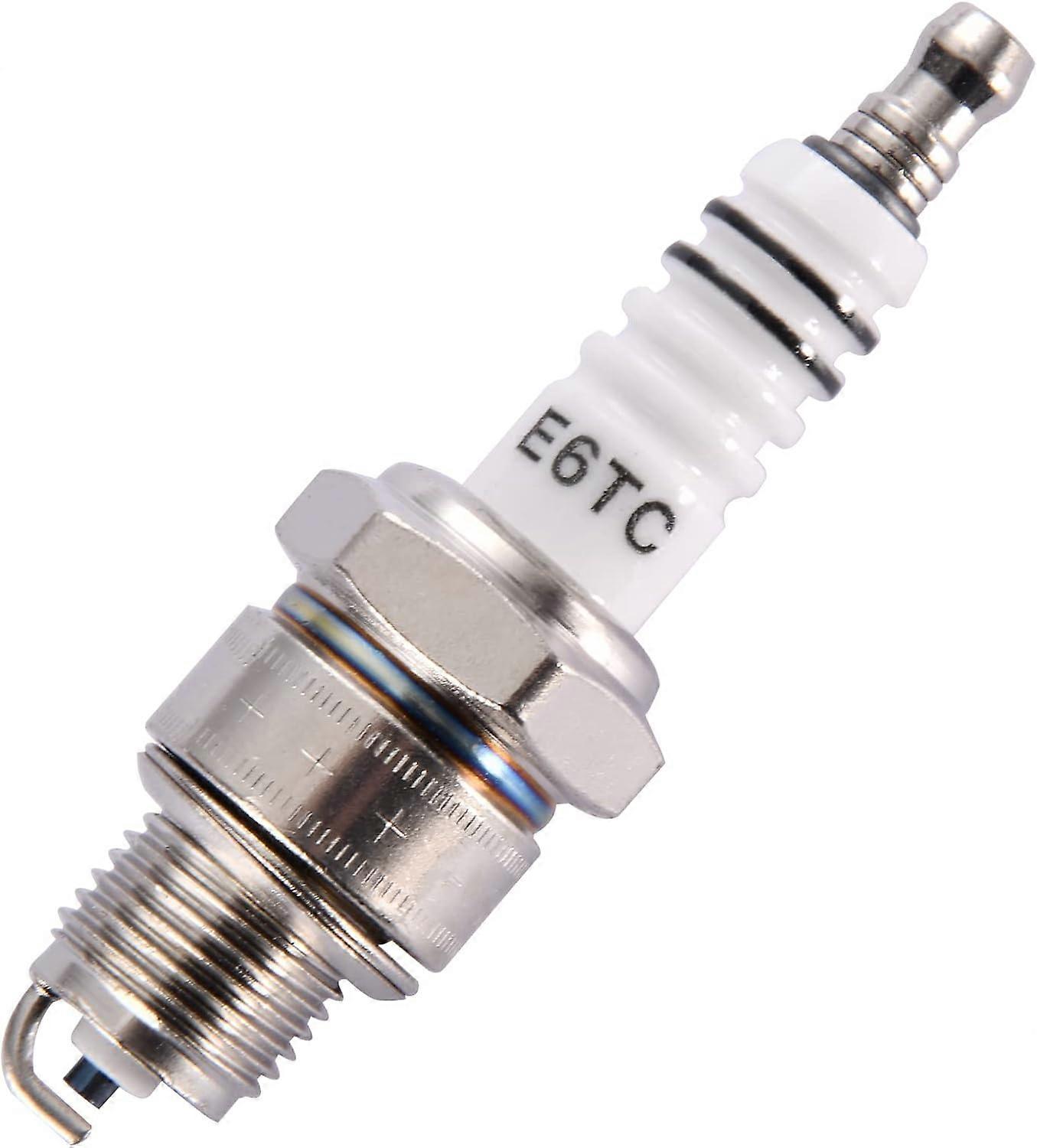 1/2/4 pcs Brand New Motorcycle Spark Plug E6TC For Scooter Moped Ignition Part