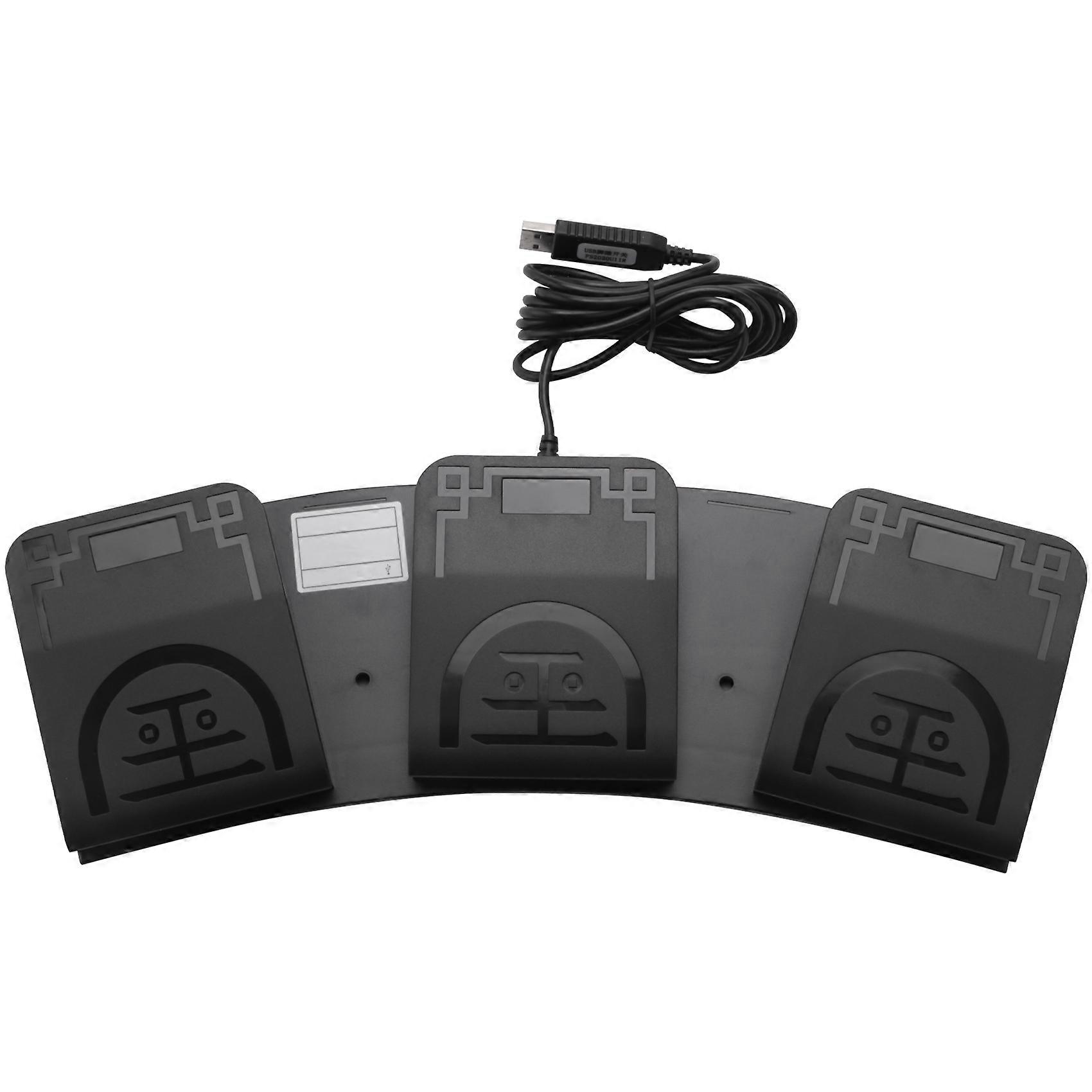 FS2020U1 USB Foot Switch Control Key Customized Computer Keyboard Action Pedal for Devices Instrume